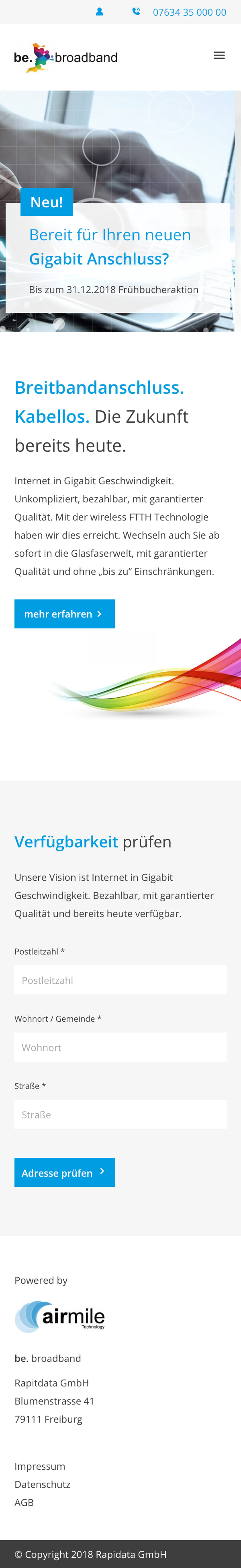 Screenshot bebroadband