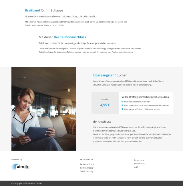Screenshot bebroadband