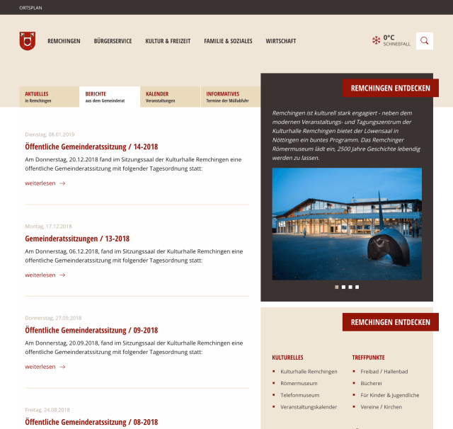 Screenshot Remchingen