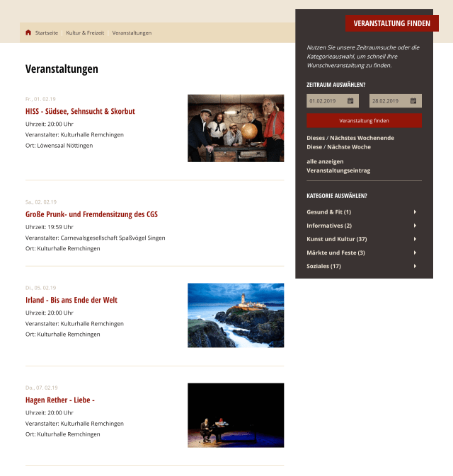 Screenshot Remchingen