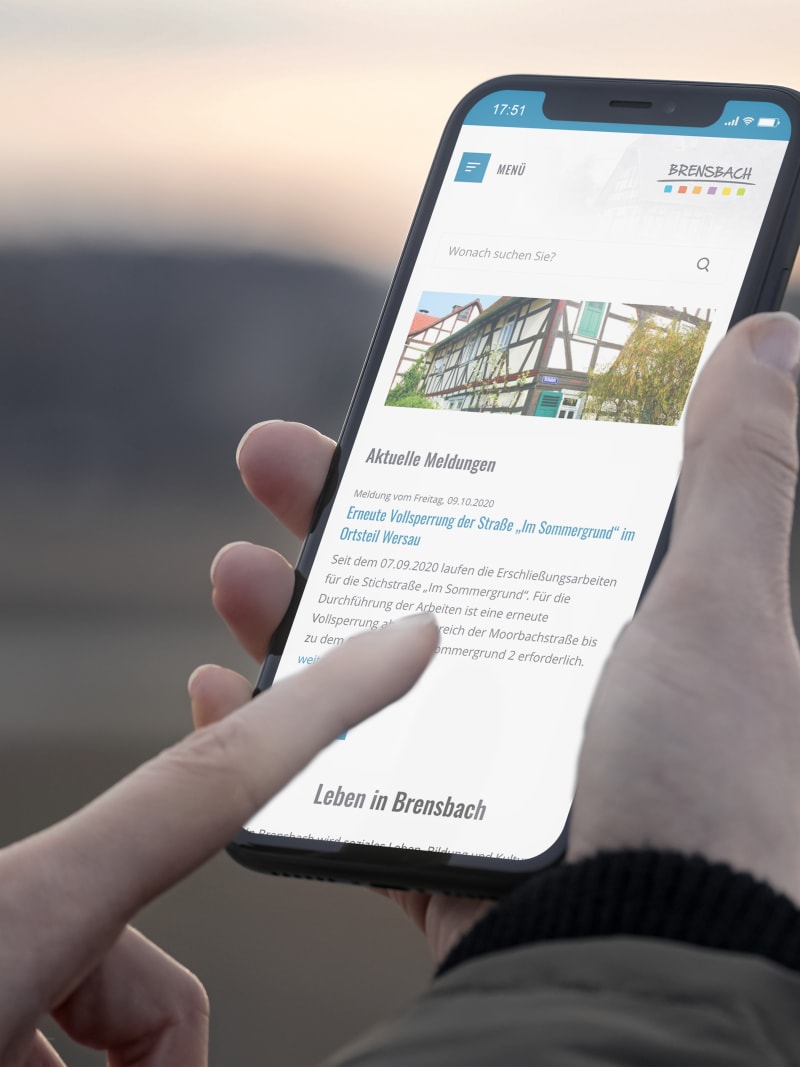 Kommunal-Projekt "Brensbach" von web://contact